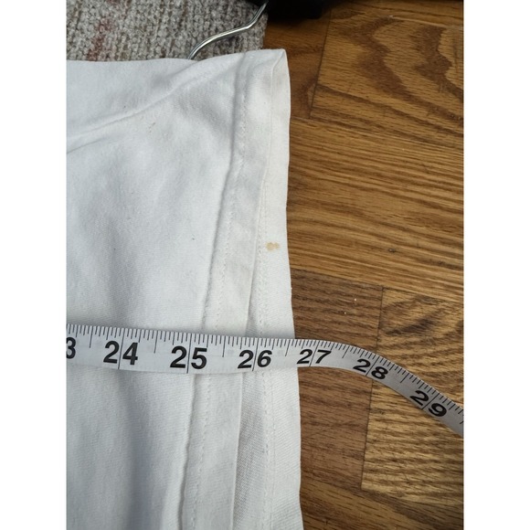 Stussy Ying Yang T-Shirt White with Black, Size Large - Picture 6 of 6